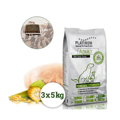 Platinum Natural Adult Chicken 15 kg(3x5Kg)