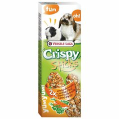 Pamlsok VL Crispy Sticks Rabbits-Guinea Pigs Carrot & Parsley- s mrkvou a petržlenom pre morča/králik 2ks 110 g