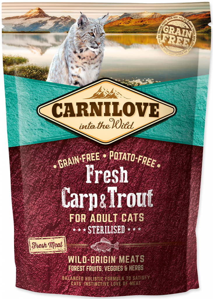 Carnilove Cat Fresh Carp & Trout Sterilised Adult 400g