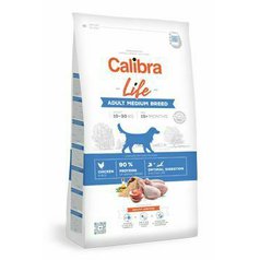 Calibra Dog Life Adult Medium Breed Chicken 12+2kg Zdarma