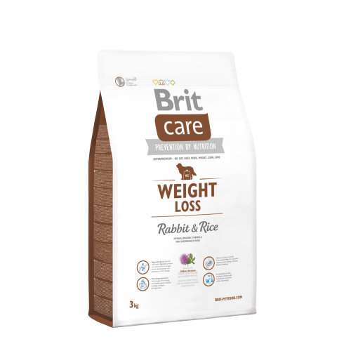 BRIT Care dog Weight Loss Rabbit & Rice 3 kg