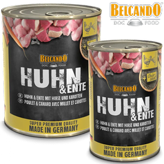 Belcando Super Premium Huhn & Ente – Kuracie-Kačacie proso-zemiaky 400gr