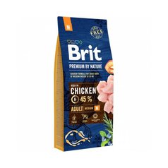 Brit Premium by Nature dog Adult M 15kg