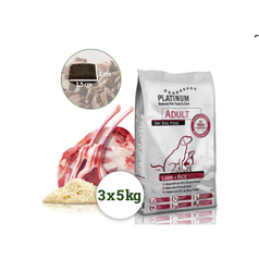 Platinum Natural Adult Lamb & Rice 15 kg(3x5Kg)