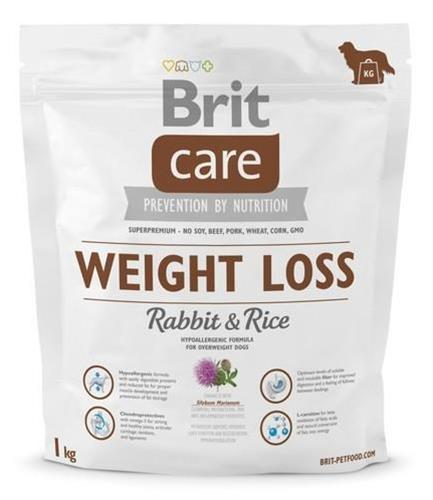 BRIT Care dog Weight Loss Rabbit & Rice 1 kg
