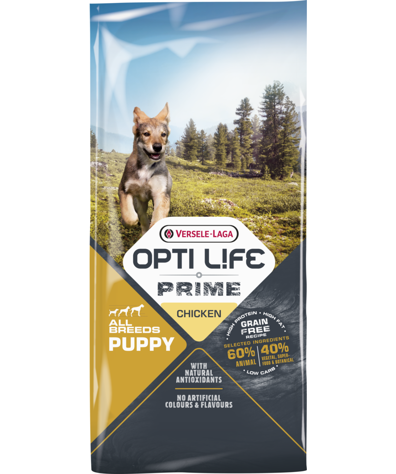 VL Opti Life Prime dog Puppy 12,5+2,5 kg Zdarma