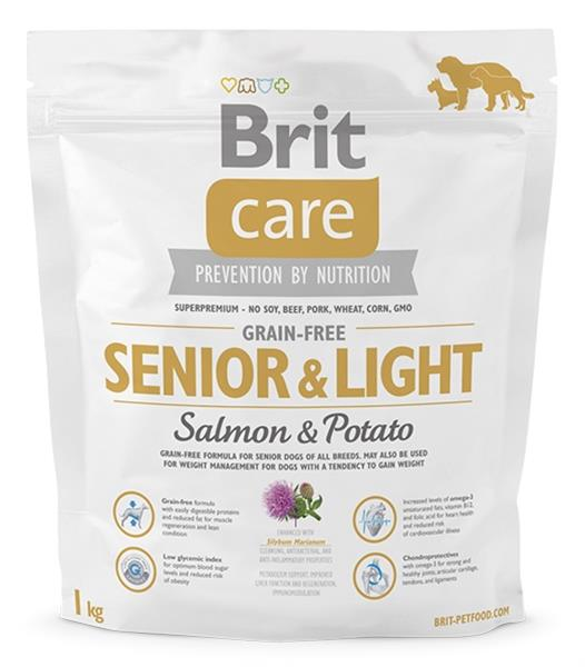 BRIT Care dog Grain free Senior & Light Salmon & Potato 1 kg