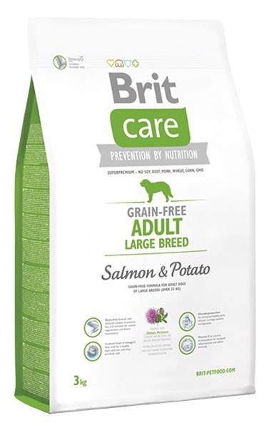BRIT Care dog Grain free Adult Large Breed Salmon & Potato 3 kg