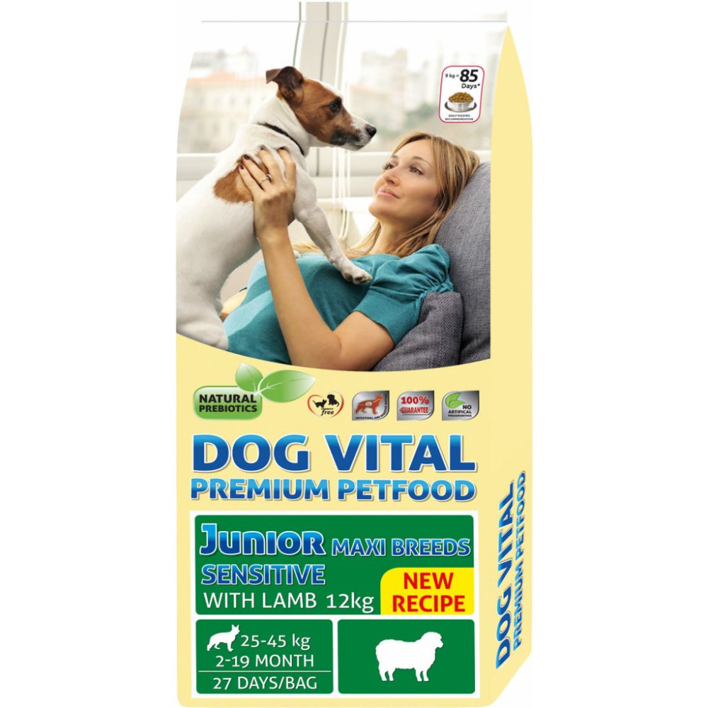 Dog Vital Junior Maxi with Lamb 12kg