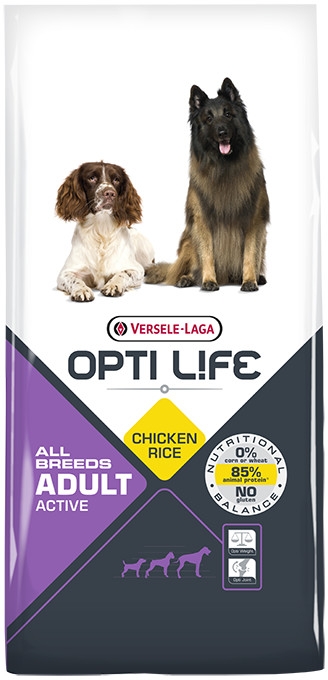 Versele Laga Opti Life Adult Active All Breeds 12,5 kg