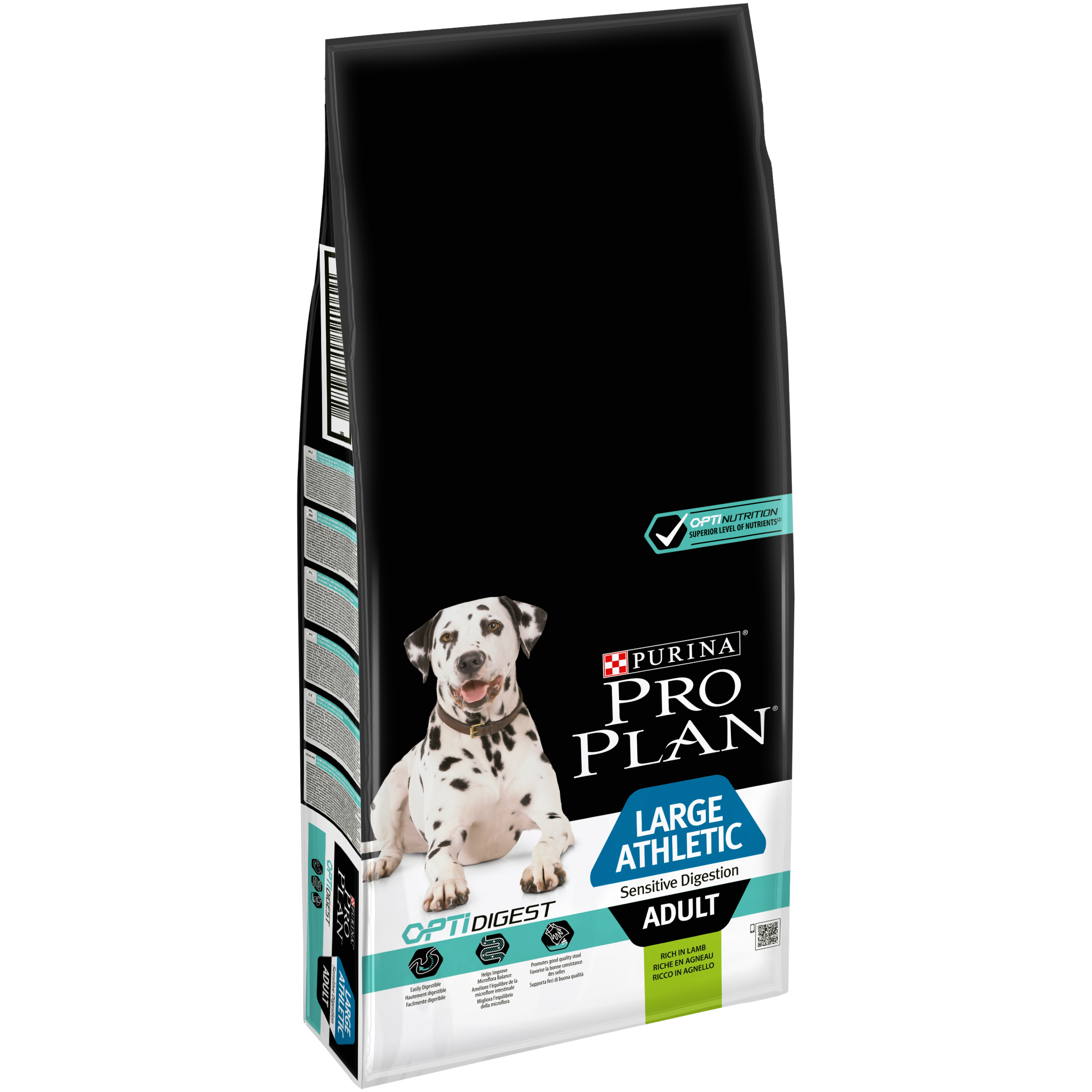 ProPlan MO Dog Opti Digest Adult Large Athletic Sensitive digestion jahňa 14 kg