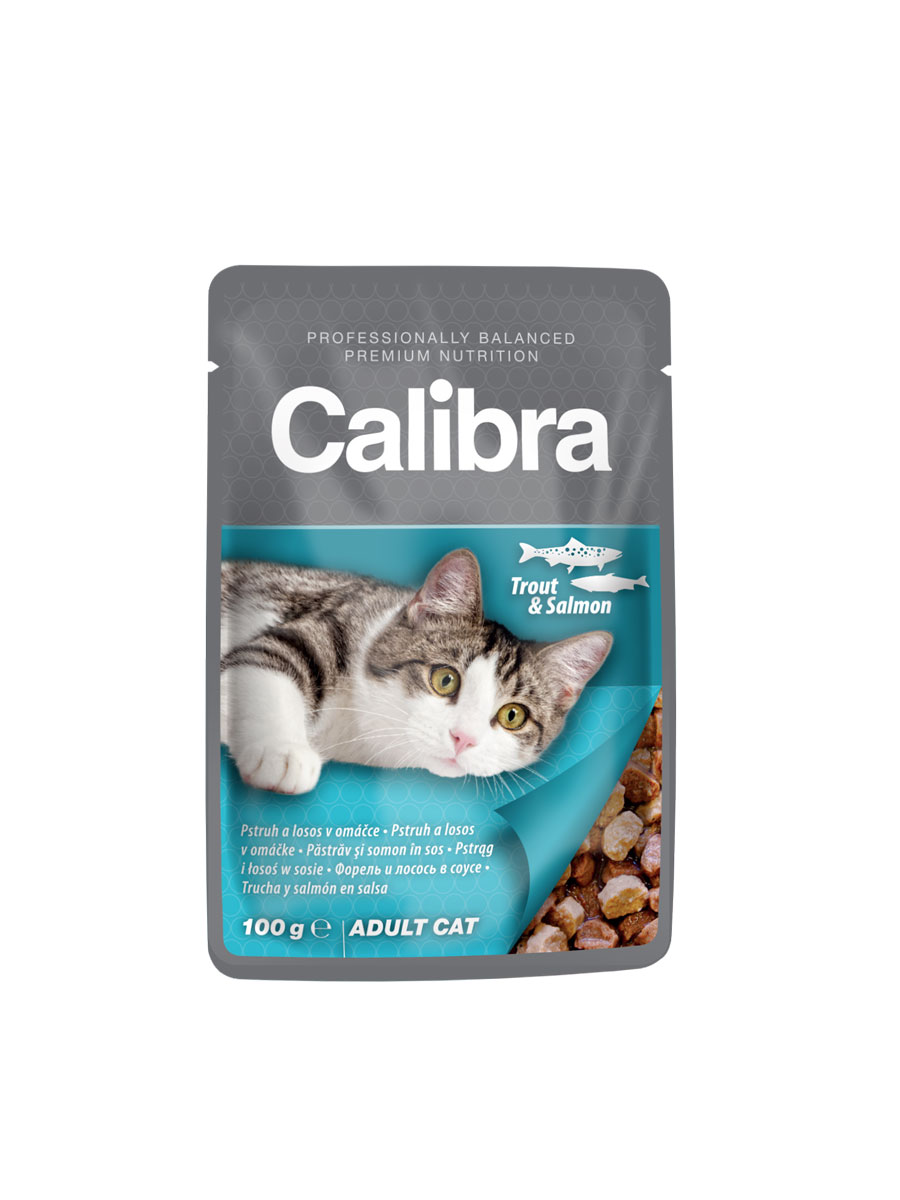 Calibra Cat Adult Trout and Salmon 100g