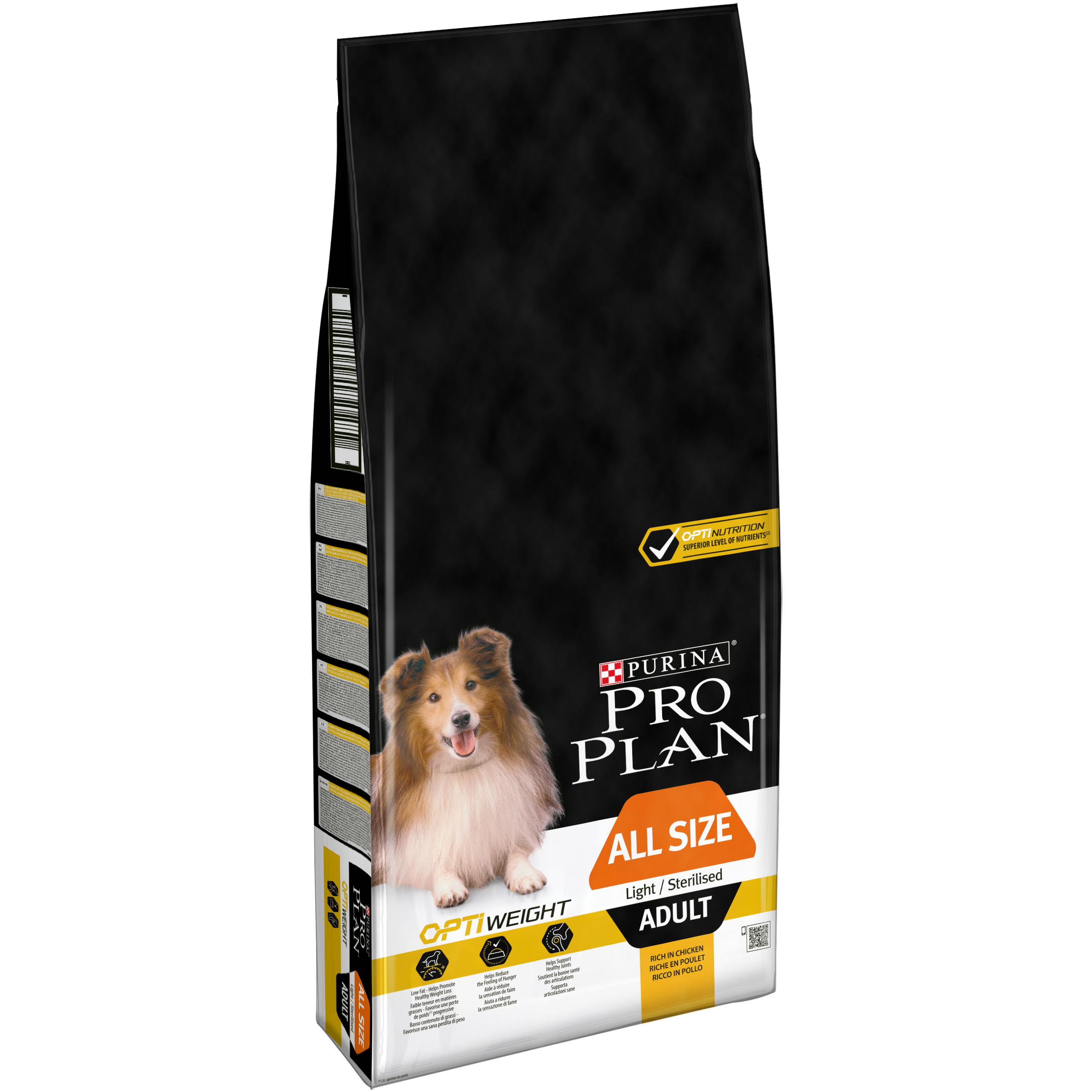ProPlan MO Dog Opti Weight Adult All Size Light/Sterilised 14 kg