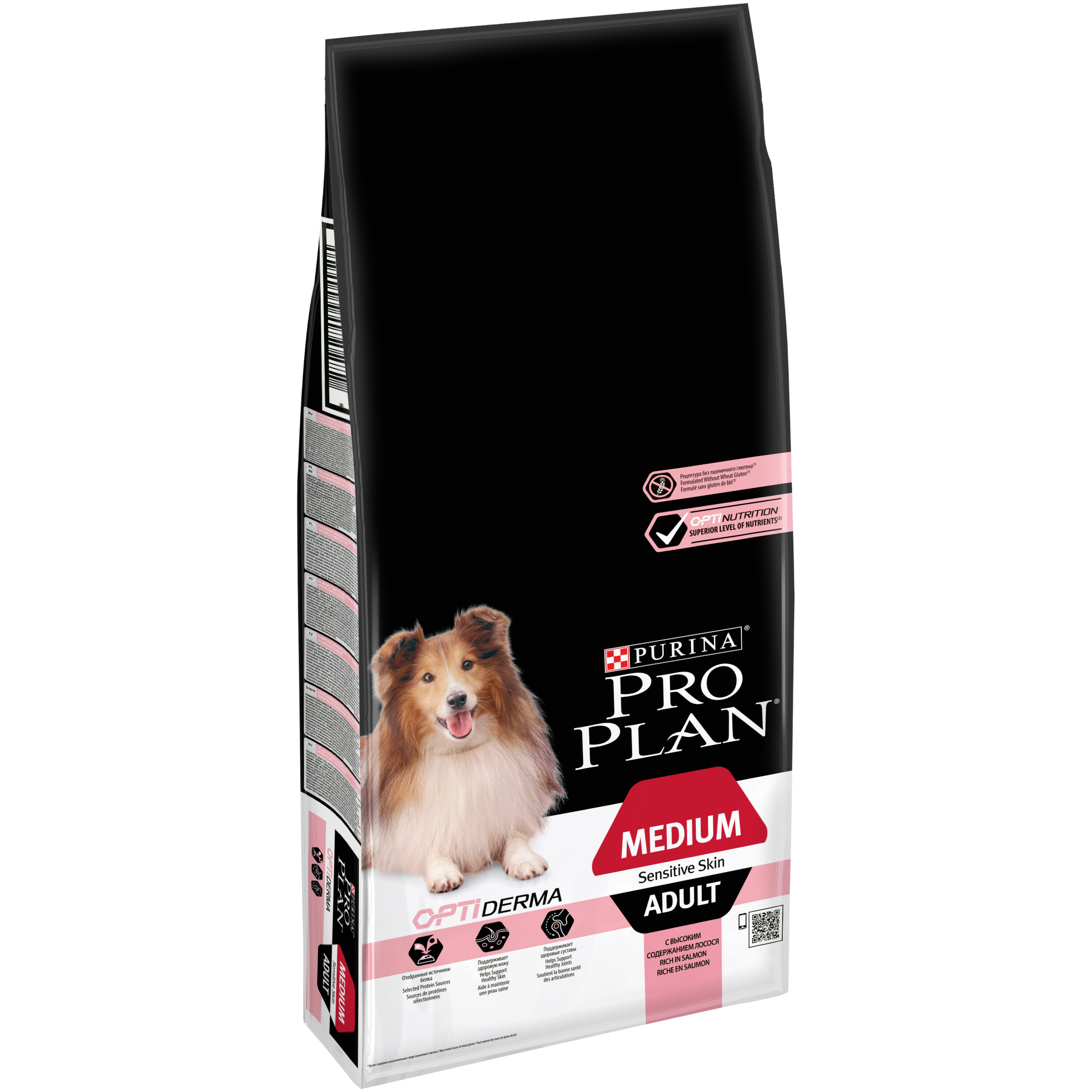 ProPlan MO Dog Opti Derma Adult Medium Sensitive Skin 14 kg