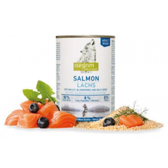 ISEGRIM dog Adult Salmon with Millet, Blueberries & Wild Herbs konz. 400 g