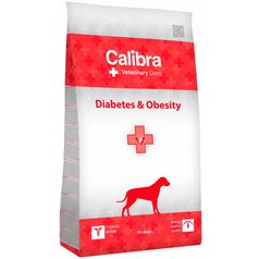 Calibra Vet Diet Dog Diabetes Obesity 12 kg