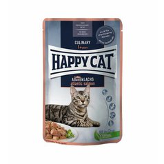 Happy Cat Pouches Meat in Sauce Culinary Atlantik-Lachs 85g