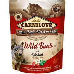 Carnilove dog Paté Wild Boar & rosehips 300 g