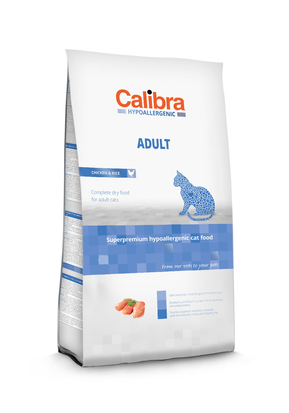Calibra Cat Hypoallergenic Adult/Chicken & Rice 2 Kg