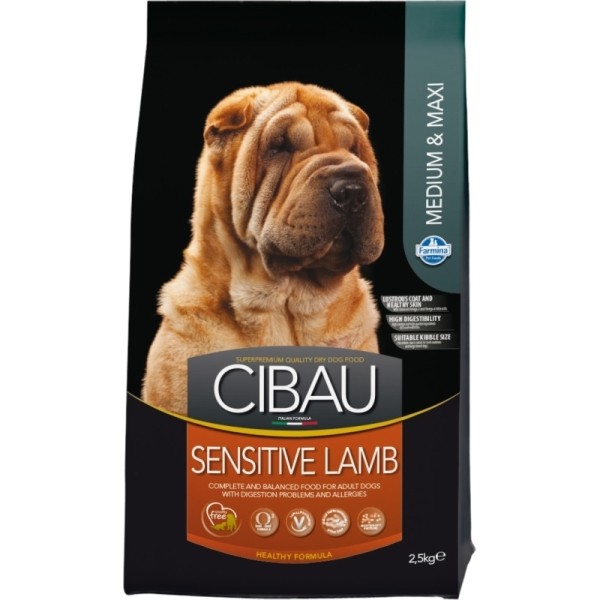 CIBAU dog adult sensitive lamb medium & maxi 2,5 kg