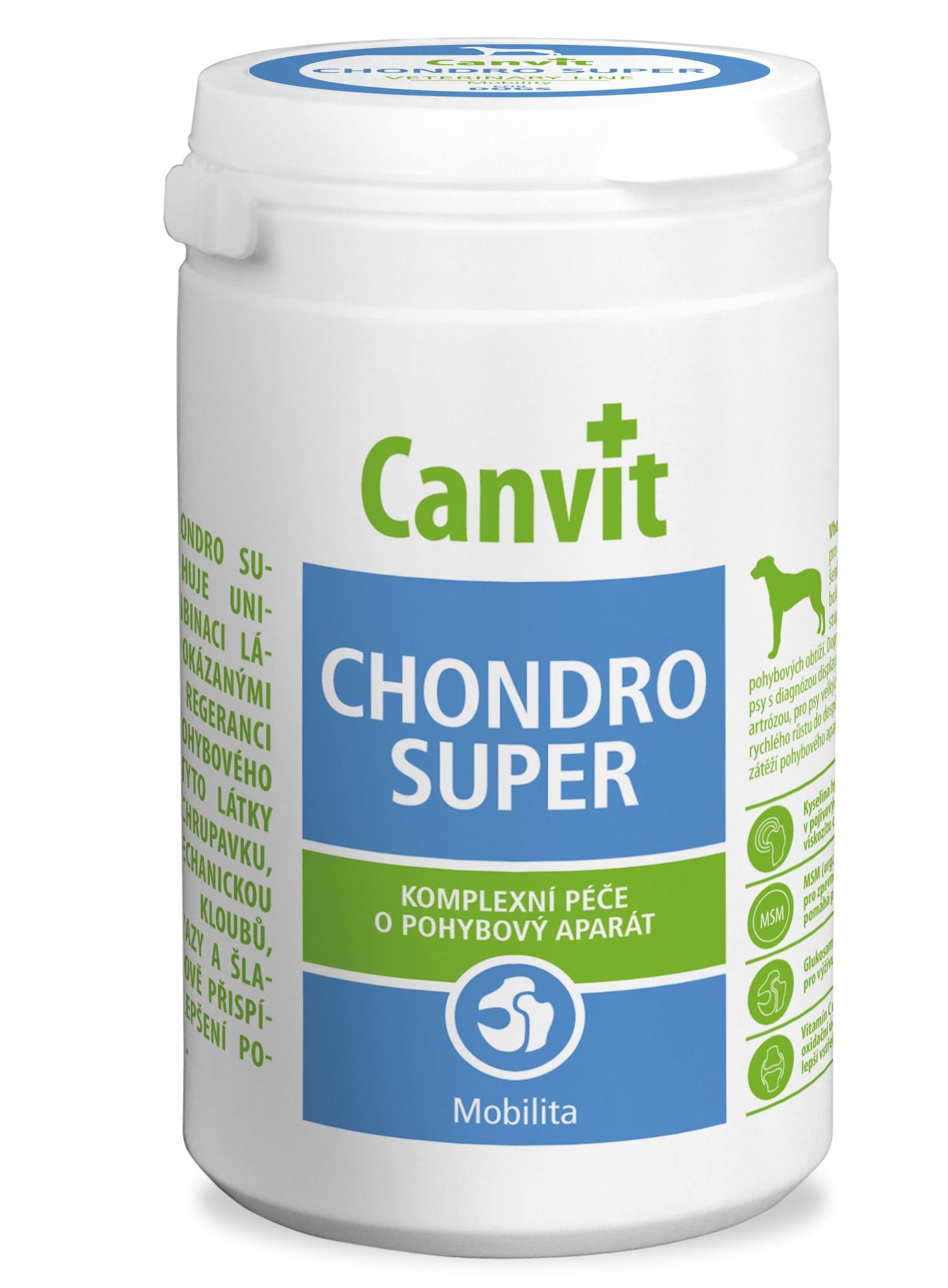 Canvit Chondro Super pre psy 230 g + Canvit Barf Kelp 60g