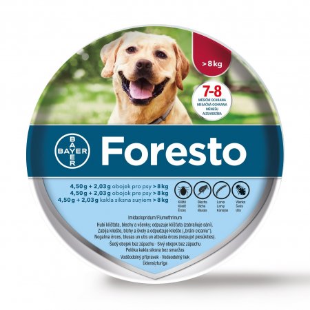 Bayer Foresto antiparazitný obojok pre psy nad 8 kg 70 cm