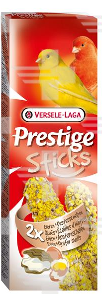 VL Prestige Sticks Canaries Eggs & Oyster Shells 2 ks- tyčinky s vajcom a drvenými lastúrami 60 g