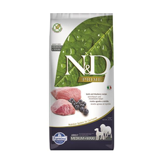 N&D dog Prime (GF) adult medium&maxi lamb&blueberry 12 kg