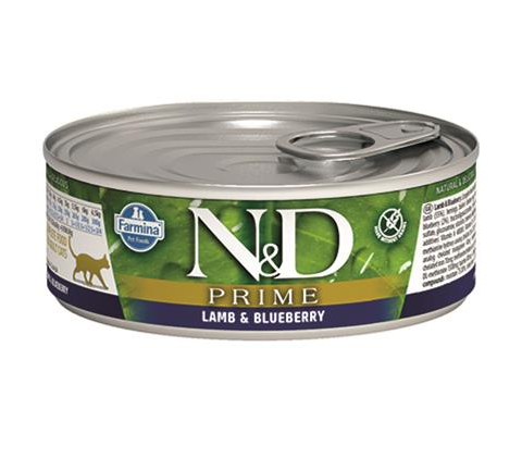 N&D cat PRIME lamb & blueberry konzerva 70 g