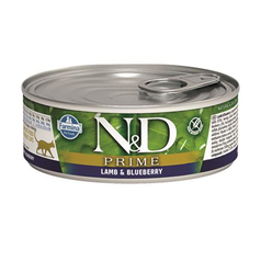 N&D cat PRIME lamb & blueberry konzerva 80 g
