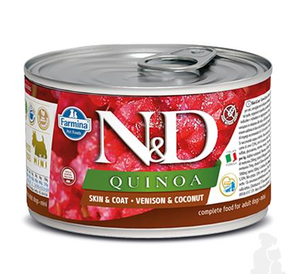 N&D dog QUINOA venison & coconut konzerva 285 g
