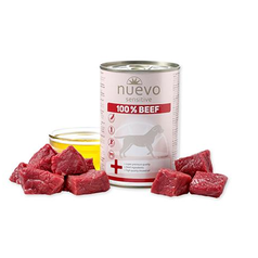 Nuevo dog Sensitive 100% Beef 400 g konzerva