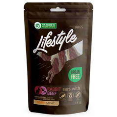 Natures P Lifestyle dog dried rabbit ears with beef 75 g