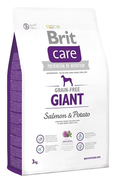 BRIT Care dog Grain free Giant Salmon & Potato 3 kg