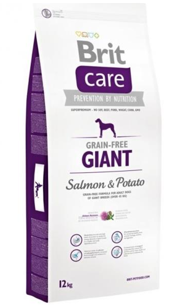 BRIT Care dog Grain free Giant Salmon & Potato 12 kg