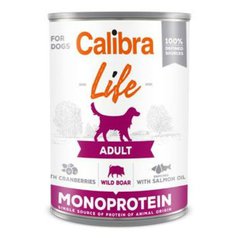 Calibra Dog Life konz. Adult Wild boar with cranberries 400g
