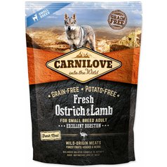 Carnilove dog Fresh Adult Small Ostrich & lamb 1,5 kg