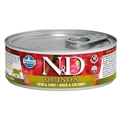 Farmina N&D cat QUINOA Duck & Coconut konzerva 80 g