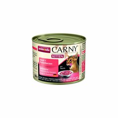 Animonda CARNY® cat Kitten hovädzie a morčacie srdiečka 200 g konzerva