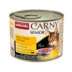 Animonda CARNY® cat Senior hovädzie,kura a syr 200 g konzerva