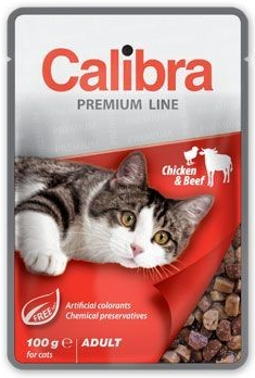 Calibra Cat Premium Adult Chicken & Beef 100g