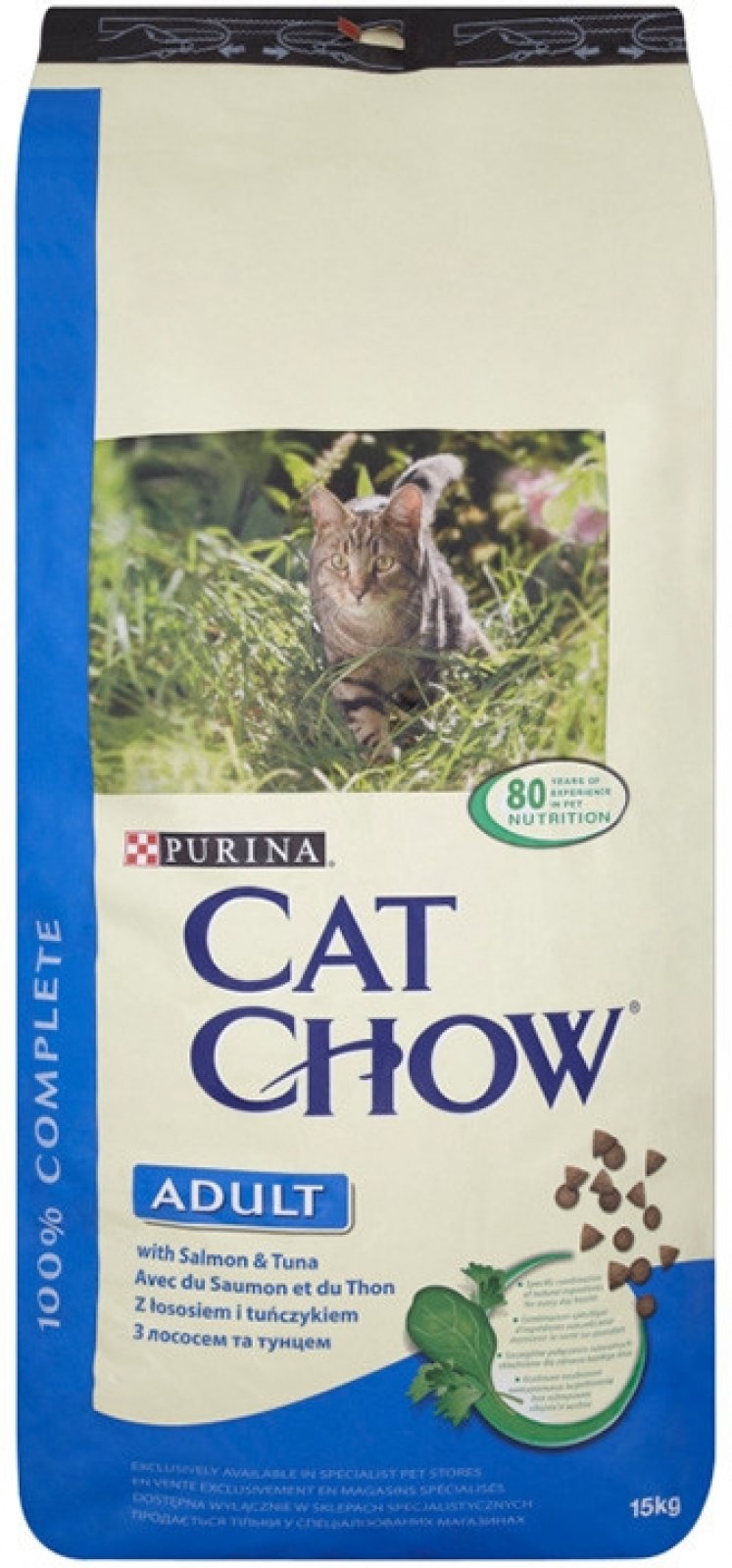Purina Cat Chow Adult tuniak + losos 15 kg