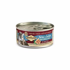 Carnilove Cat Mus Meat Turkey & Salmon 100 g pre mačky