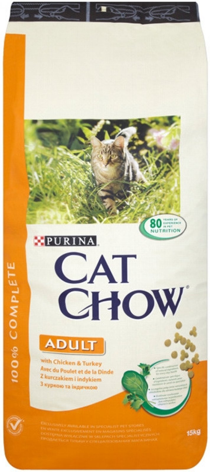 Purina Cat Chow Adult morka + kura 15kg