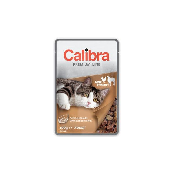 Calibra Cat Premium Adult Lamb & Poultry 100g