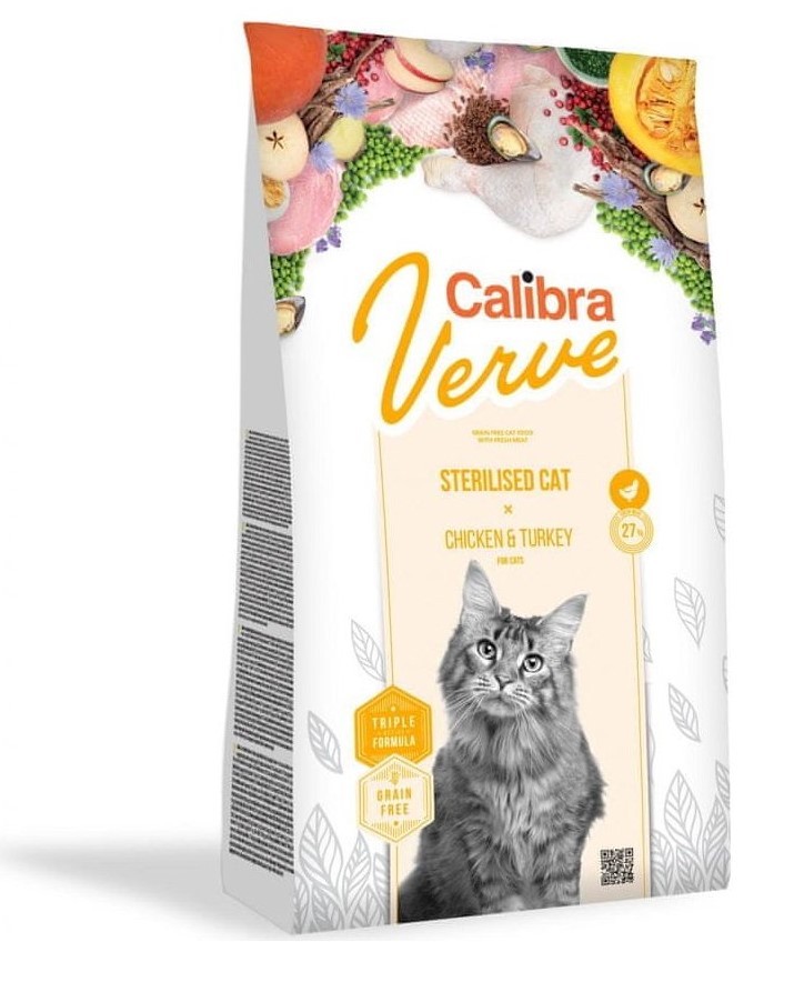 Calibra Cat Verve GF Sterilised Chicken&Turkey 3,5kg