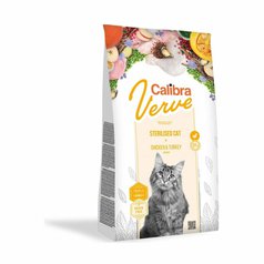 Calibra Cat Verve GF Sterilised Chicken&Turkey 750g