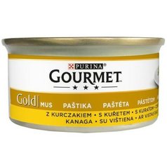 Purina Gourmet GOLD paštéta s kuraťom 85 g