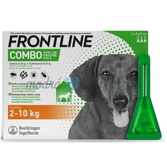 Frontline Combo Spot on Dog S 2-10 kg 3x0.67 ml