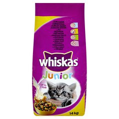 Whiskas Junior s kuracím mäsom 14kg